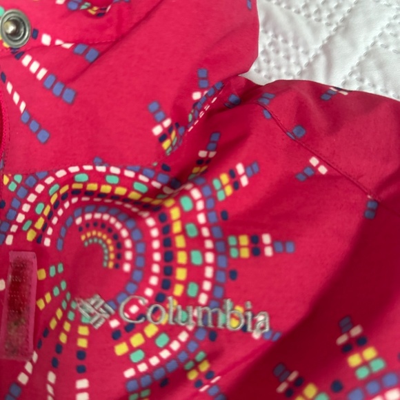 Columbia Omni Shield Quilted Insulated Pink Winter Snow Jacket Coat Girl Medium - Picture 10 of 12